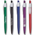 Oak Retractable Pen w/ Colored Barrel